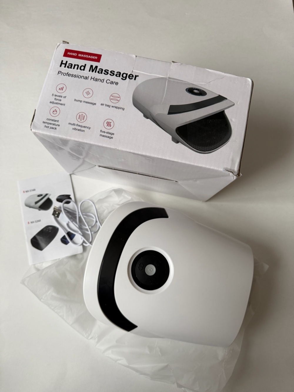 Hand Massager Professional Hand Care - White